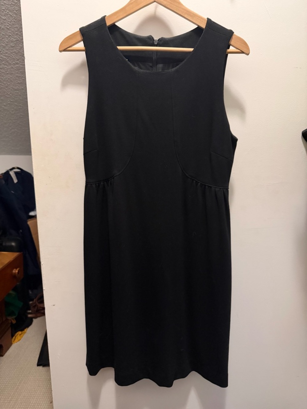 Rachel Pally Black Sleeveless Ponte Knit Mini Shift Dress